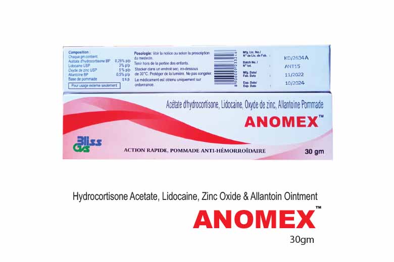ANOMEX SUPPOSITORY photo