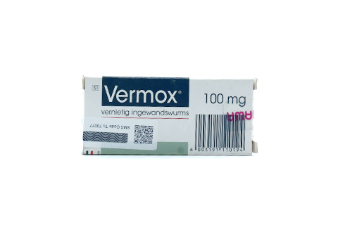 VERMOX 100 MG TABLETS photo