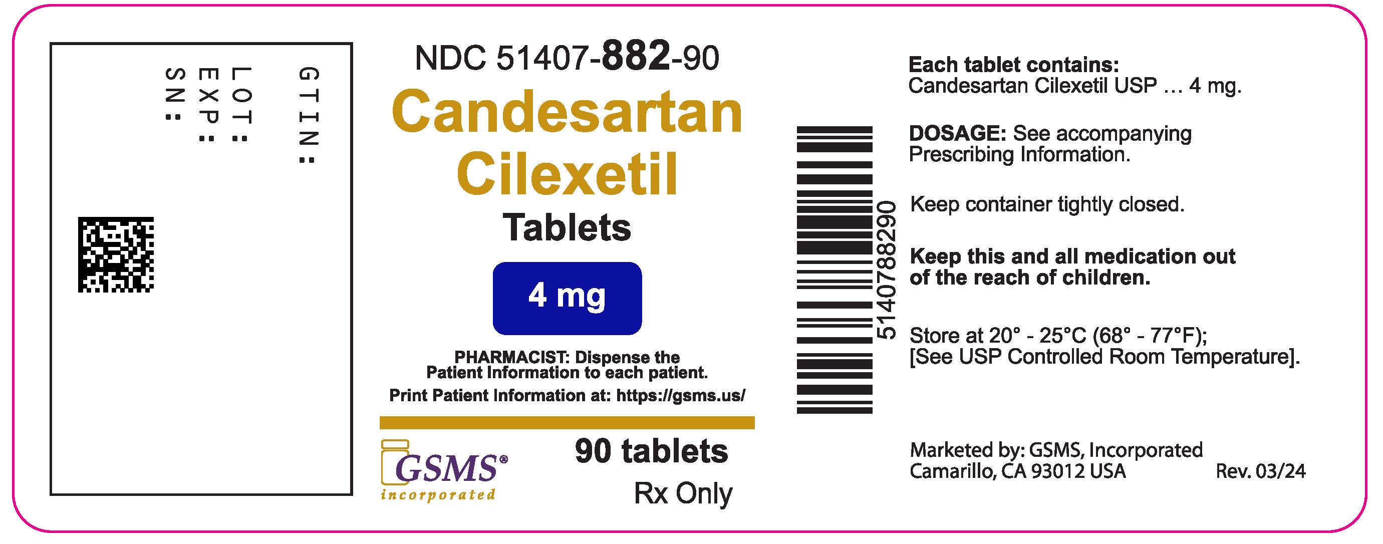 candesartan reference