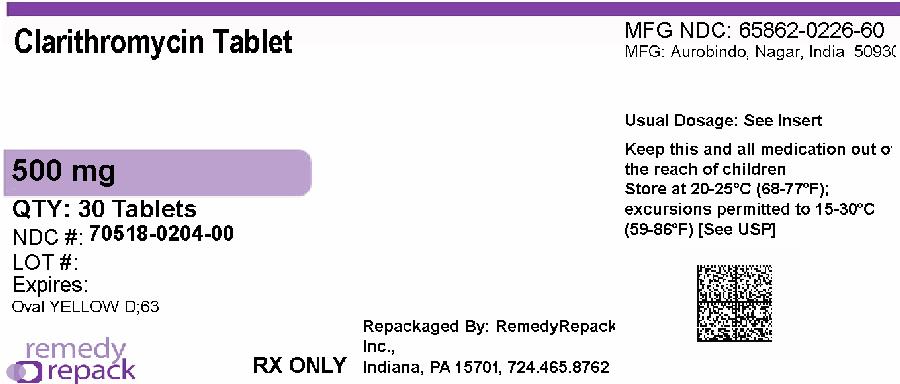 clarithromycin reference