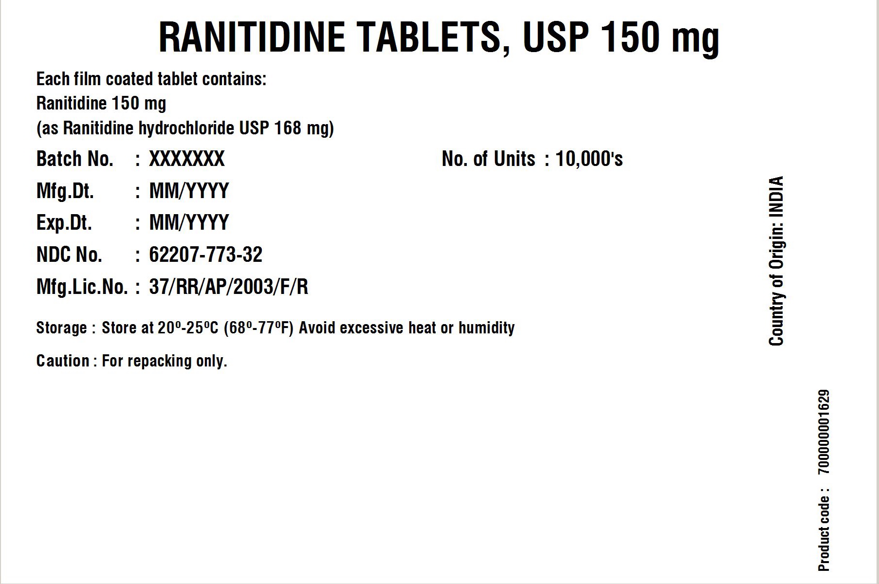 ranitidine reference