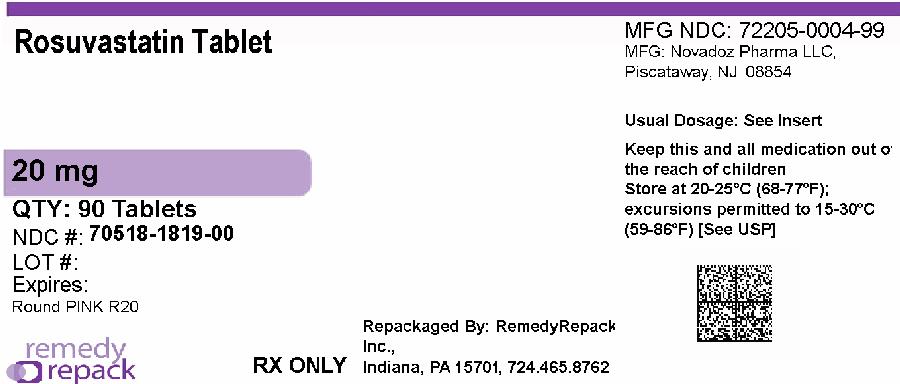 rosuvastatin reference