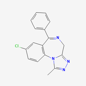 Alprazolam 2D chemical structure