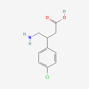 Baclofen 2D chemical structure