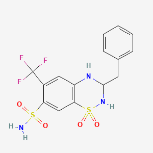 Bendroflumethiazide 2D chemical structure