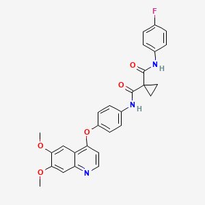 Cabozantinib 2D chemical structure