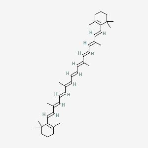 Betacarotene 2D chemical structure