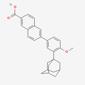 Adapalene 2D chemical structure